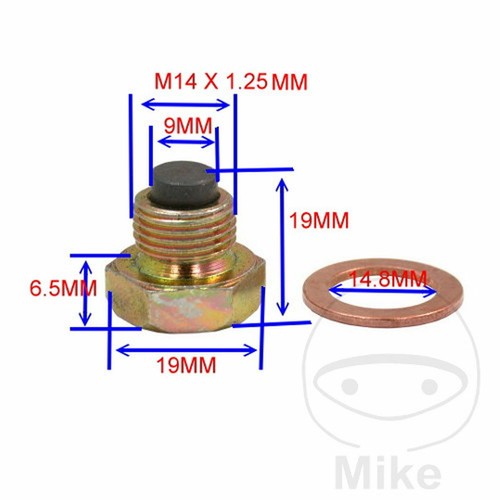 Oil drain plug - drain, m14x1.25