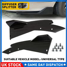 Rear Bumper Diffuser Splitter Spats Canard For 5 Series F10 F11 G30 G31 M Sport