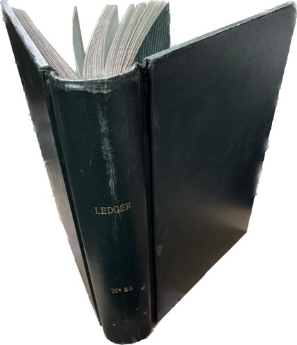 Vintage large shop ledger - vintage,