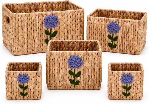 Wicker storage baskets - wicker,