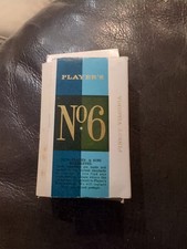 Players No 6 Original Cigarette Box Circa 1965