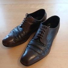 Marks And Spencer Collezione Mens Dark Brown  Leather  Shoes UK7 