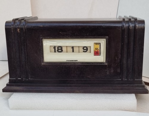 Vintage digital bakelite clock - digital,