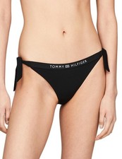 Tommy Hilfiger TH Tonal Logo Bikini Brief Side Tie Swimwear Bottoms UW0UW05260