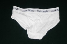 JACK WILLS UK SIZE 6 BOY PANTS LADIES KNICKERS in WHITE 
