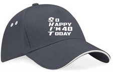  Baseball Cap Funny 40th