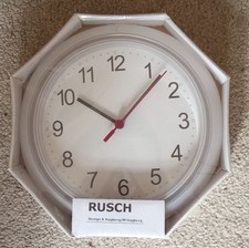 Rusch 9 inch wall clock -
