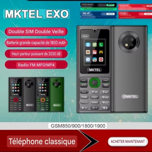Mktel gsm850 senior - mktel,