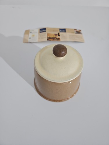 Denby covered sugar bowl - covered, new
