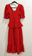 Spanish Flamenco Maxi Dress XS