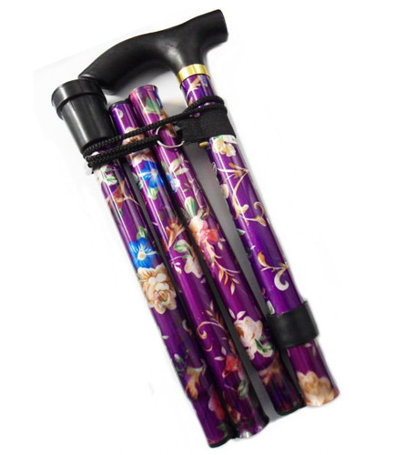 Folding walking stick - walking,