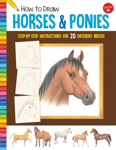 How draw horses - how,