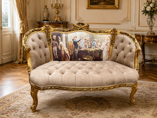 Sofa french louis - sofa,