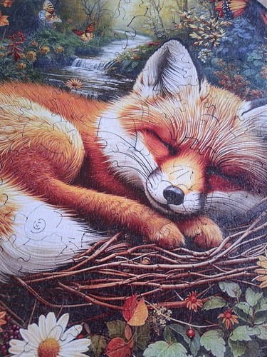 Wooden jigsaw puzzle - jigsaw, adult