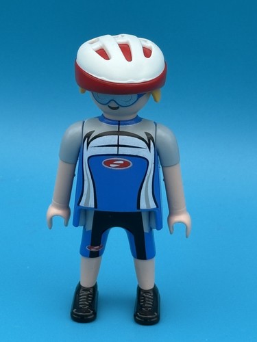 Playmobil figure man cyclist - man,,