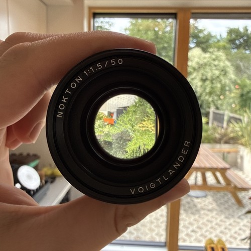 Voigtlander nokton 50mm 5 - 50mm, f/1.5