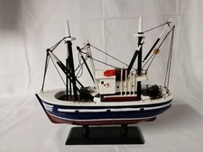 Vintage Wooden Model Trawler