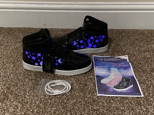 New earsoon black patent led - patent,