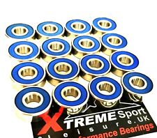 16 Pack 627 2rs Xtreme ABEC 9 SEALED ROLLER SKATE- BLADE BEARINGS UK SELLER