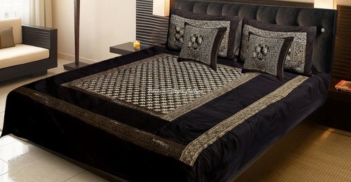 Indian brocade bedding - brocade,