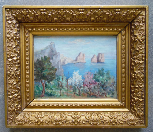 Capri seascape faraglioni - capri,