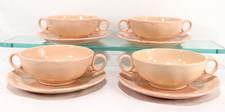 SET of 4 Grindley PEACH PETAL