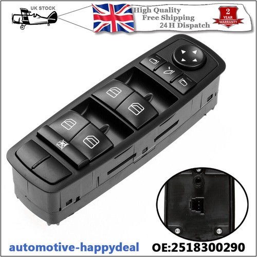 Front power window - power, switch