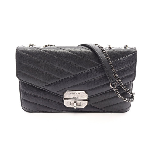 Chanel shoulder bag black - bag,