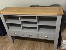 solid oak top shoe  Hallway storage