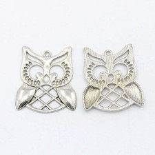 Tibetan Silver Charms Large