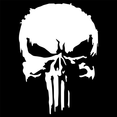 New skull sticker decal - new,