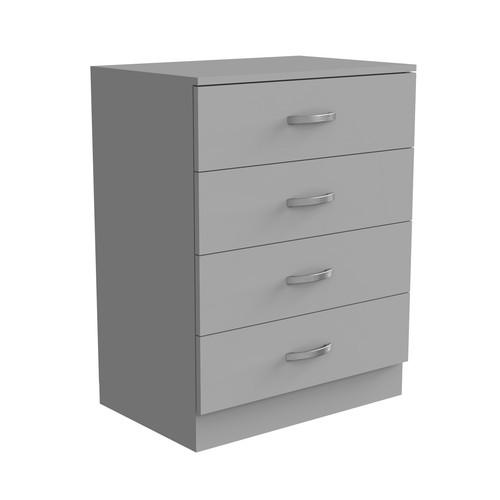Modern white chest drawers - chest, of