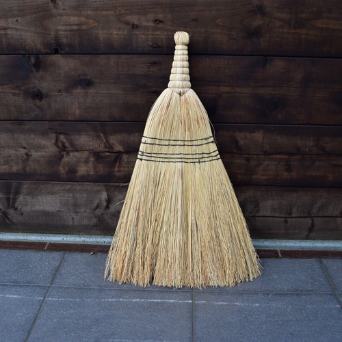 Traditional rice straw broom - traditional,