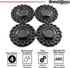 Wheel Hub Center Caps BBS 168mm 17cm RS STR BMW ABS Waffle Plate Nut Cover Black