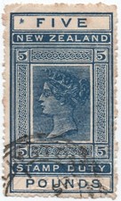 New Zealand QV Stamp Duty