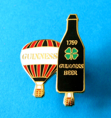 Guinness hot air - balloons, pin