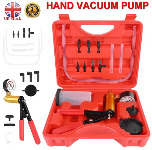 Hand vacuum pump held - pump, brake
