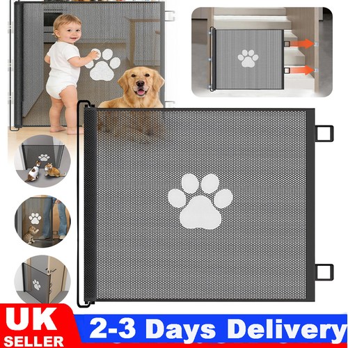 Retractable pet dog gate - pet,