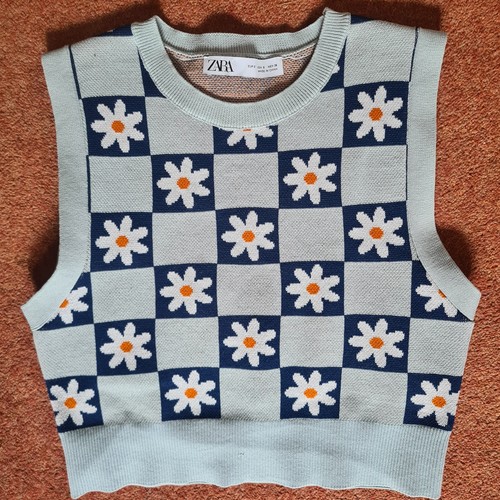 Zara chequered daisy - zara,