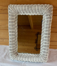 Vintage  White Wicker