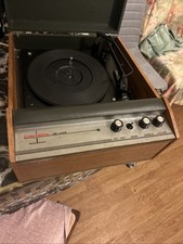 Vintage Vinyl Record Player Working Good Missing One Button