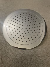 Slim Round Modern Rain Shower Head Wet Room 230mm X 230mm Chrome - New