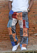 Patchwork Trouser Unisex Summer Clothes Festival Pants Handmade Yoga Heram Pants