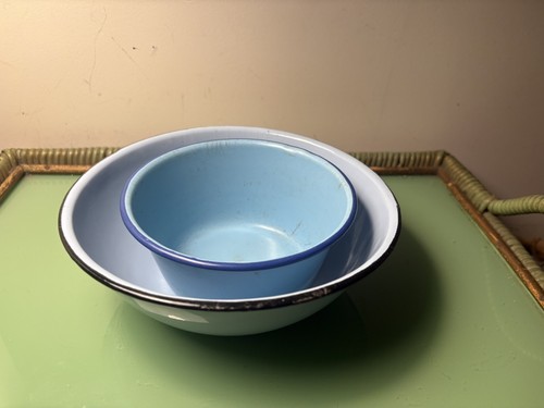 Vintage blue deep dish - blue,