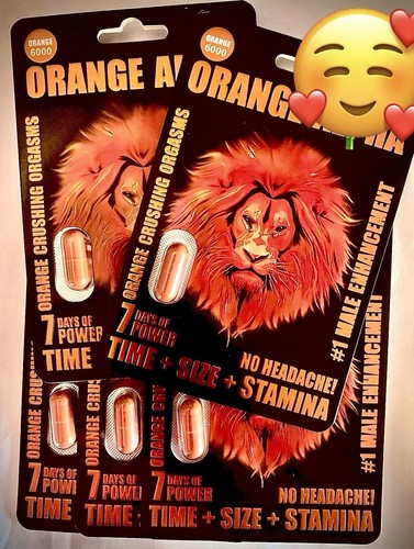 Orange alpha 6000 mens - orange,