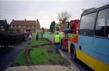 BLACKPOOL TRANSPORT ERF BUS RECOVERY TRUCK 929 959 35mm NEGATIVE+COPYRIGHT  