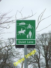Photo 6x4 Quiet Lane Sign Newbourne Sign on Mill Road near to Newbourne,  c2014