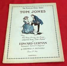 Antique Popular Opera Series Tom Jones Piano Sheet Music Chappell 1925
