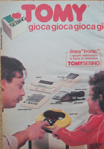 Advertising cutout italy 1982 - advertising,