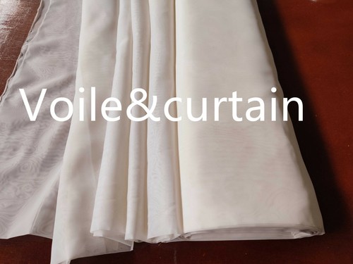 Voile fabric whole - whole, roll